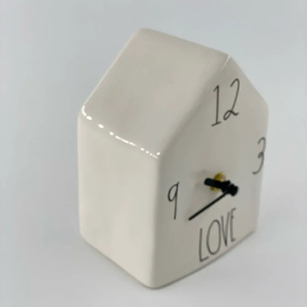 Rae Dunn by Magenta White Love Clock